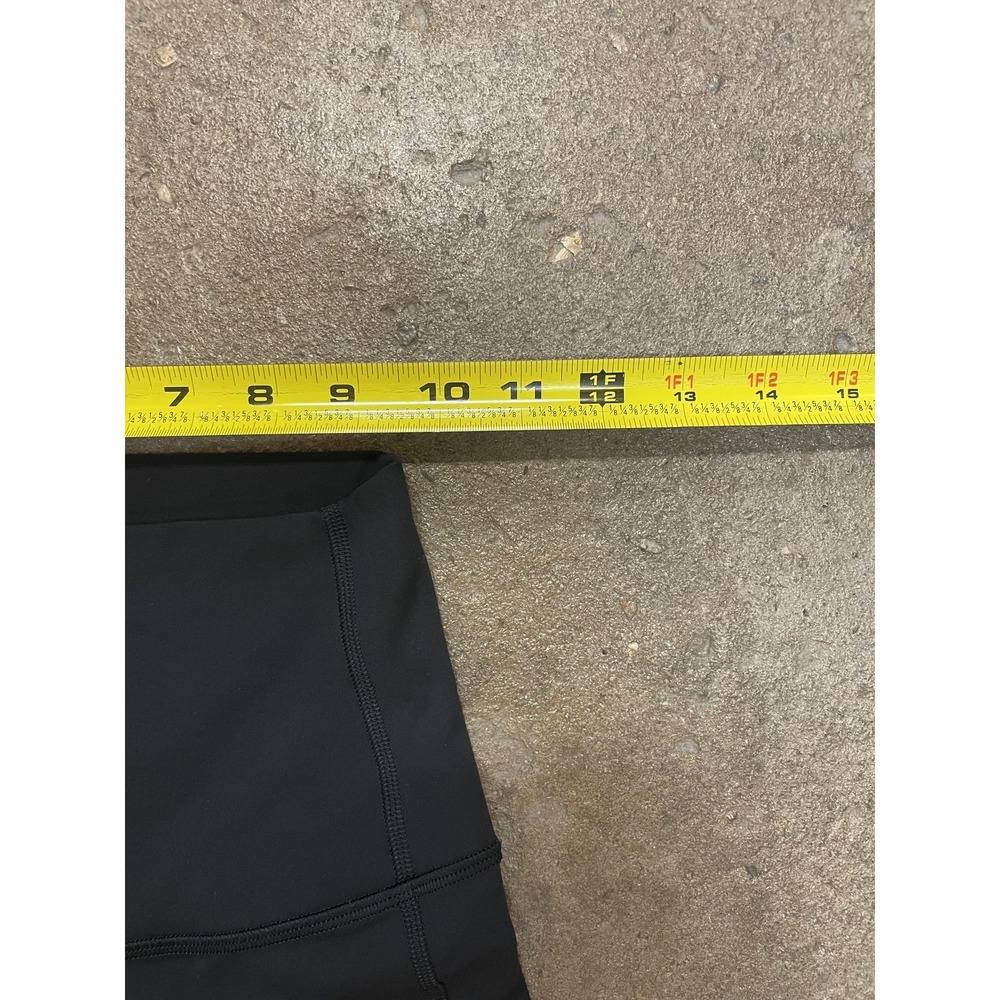 Lululemon Leggings Womens 2 Black High Rise Mesh Panel Cropped Yoga Athletic - Picture 14 of 16